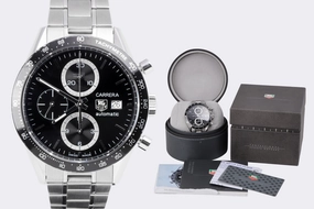 Tag Heuer Carrera CV2010 Chronograph Stainless Steel 41mm Watch
