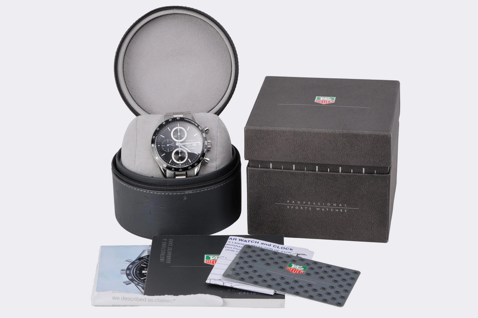 Tag Heuer Carrera CV2010 Chronograph Stainless Steel 41mm Watch