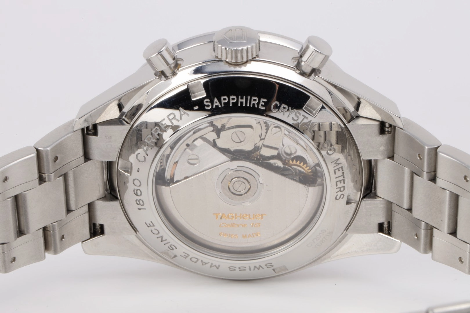 Tag Heuer Carrera CV2010 Chronograph Stainless Steel 41mm Watch