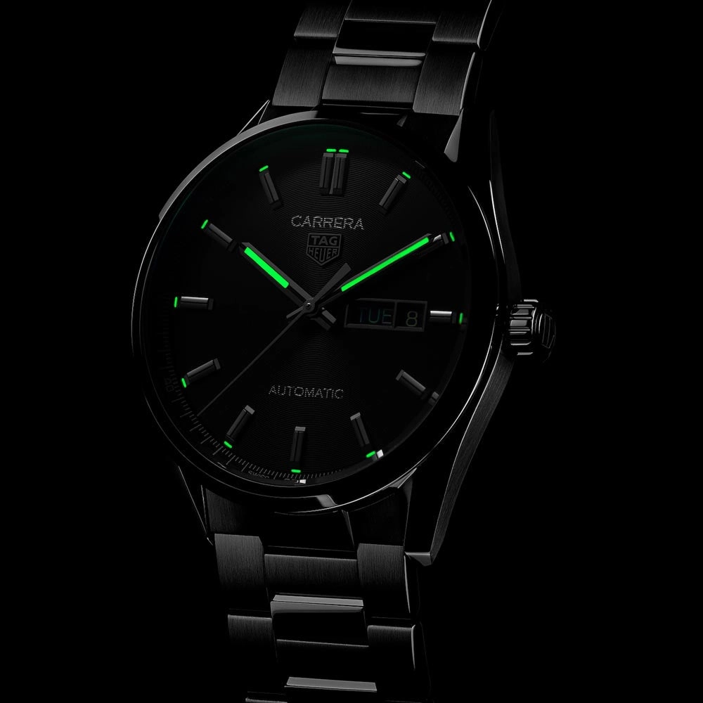TAG Heuer Carrera Day Date 41mm Black Dial Automatic Gents Watch WBN2010.BA0640