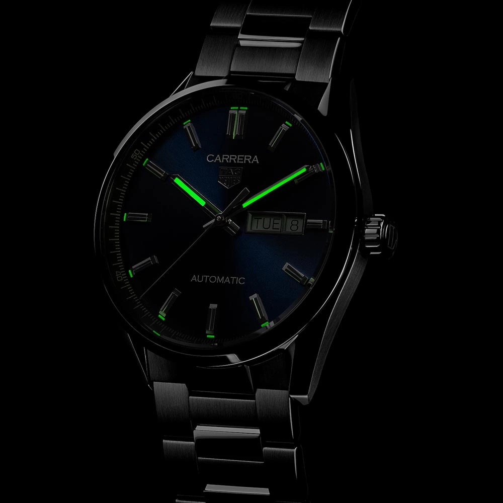 TAG Heuer Carrera Day Date 41mm Blue Dial Automatic Gents Watch WBN2012.BA0640