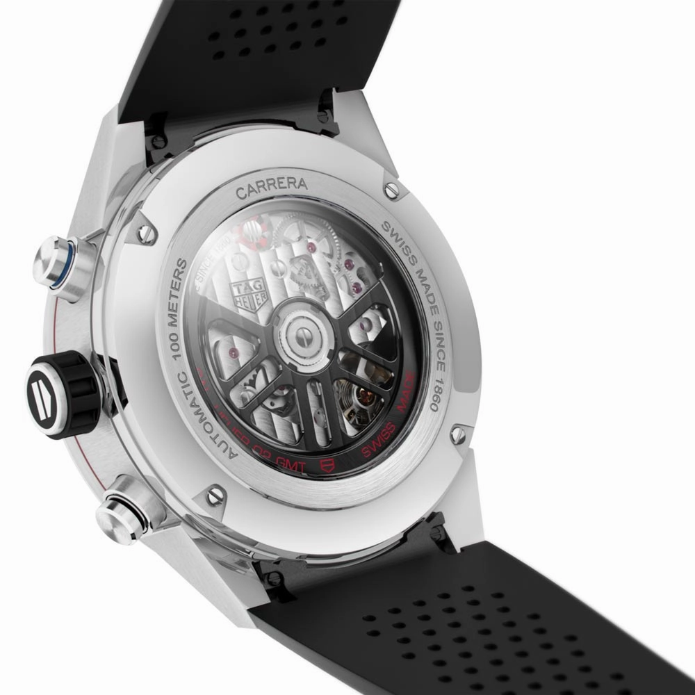 TAG Heuer Carrera GMT 45mm Skeleton Dial Automatic Chronograph Gents Watch CBG2A1Z.FT6157