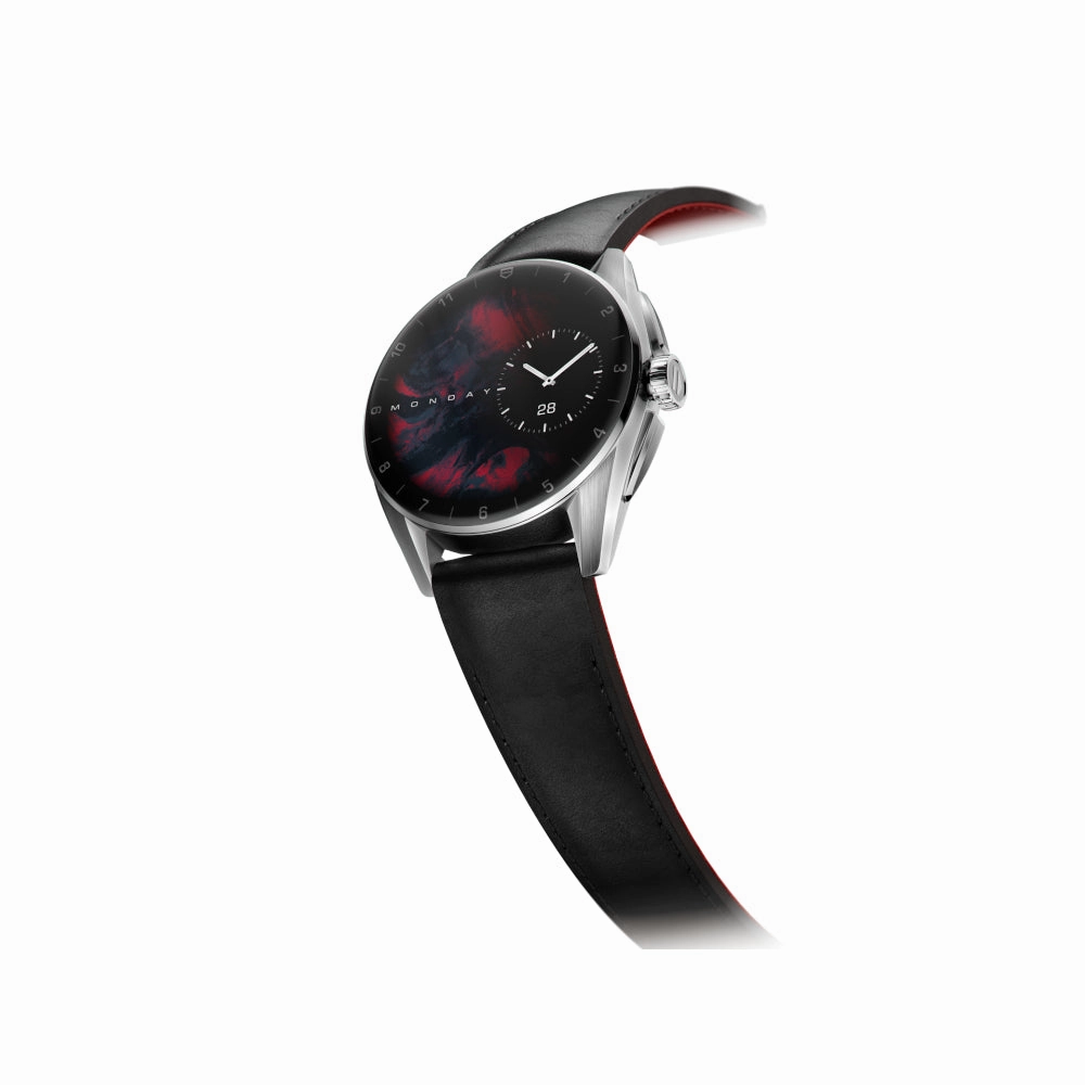 Tag Heuer Connected Calibre E4 - 42mm Steel/Black Leather