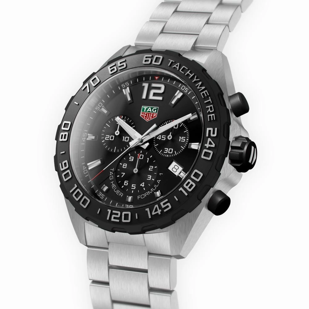 TAG Heuer Formula 1 43mm Black Dial Quartz Chronograph Gents Watch CAZ1010.BA0842
