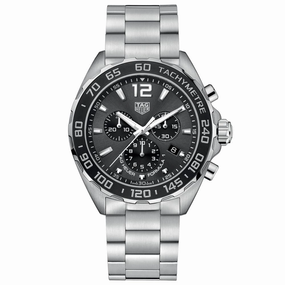 TAG Heuer Formula 1 43mm Grey Dial Quartz Chronograph Gents Watch CAZ1011.BA0842
