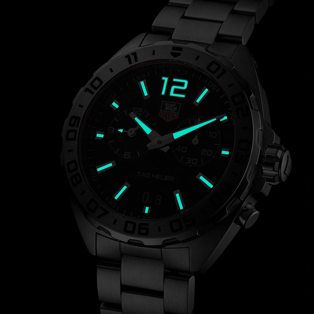 TAG Heuer Formula 1 Alarm 41mm Black Dial Quartz Gents Watch WAZ111A.BA0875