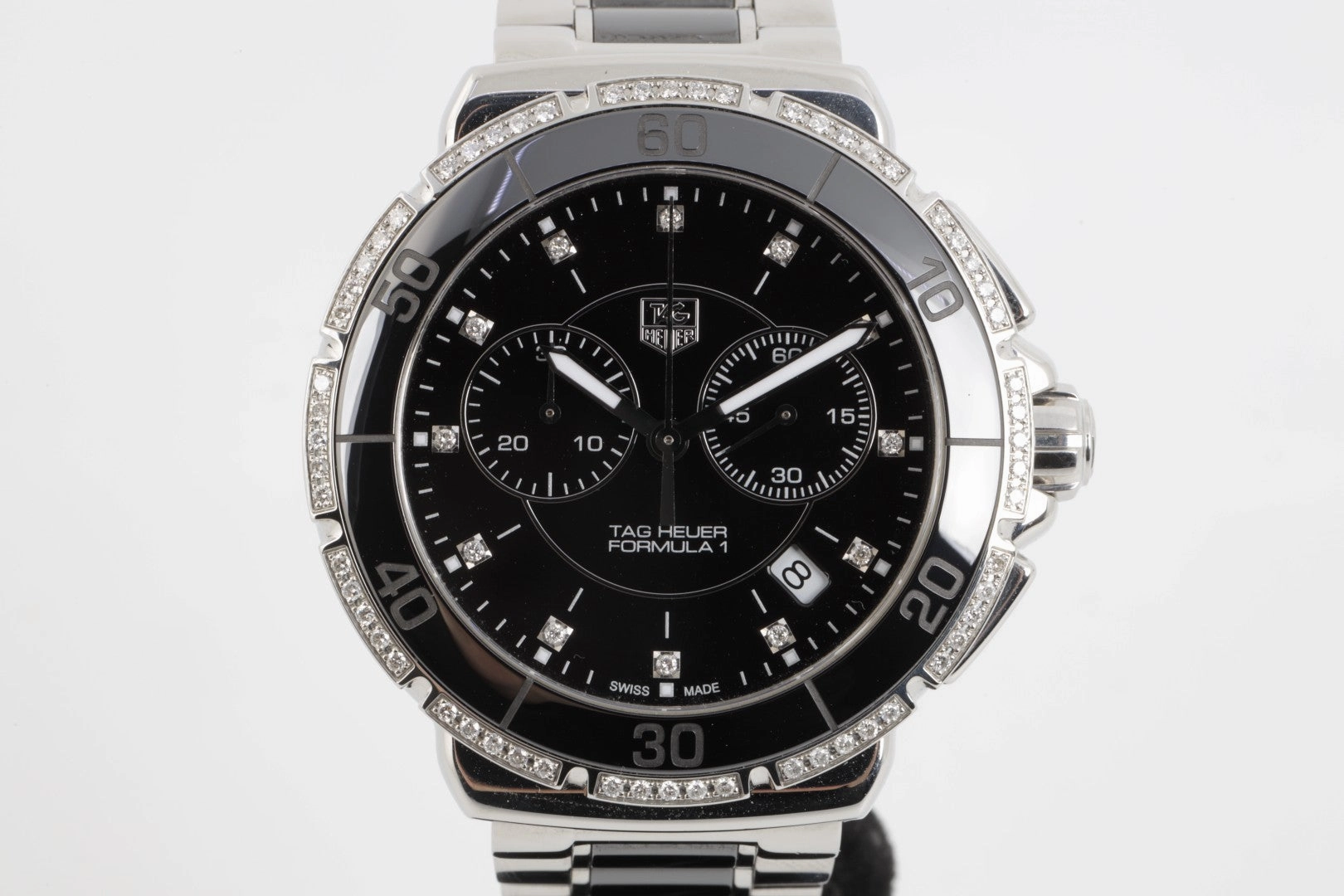 Tag Heuer Formula 1 CAH1212 Stainless Steel & Ceramic 41mm Men's Watch