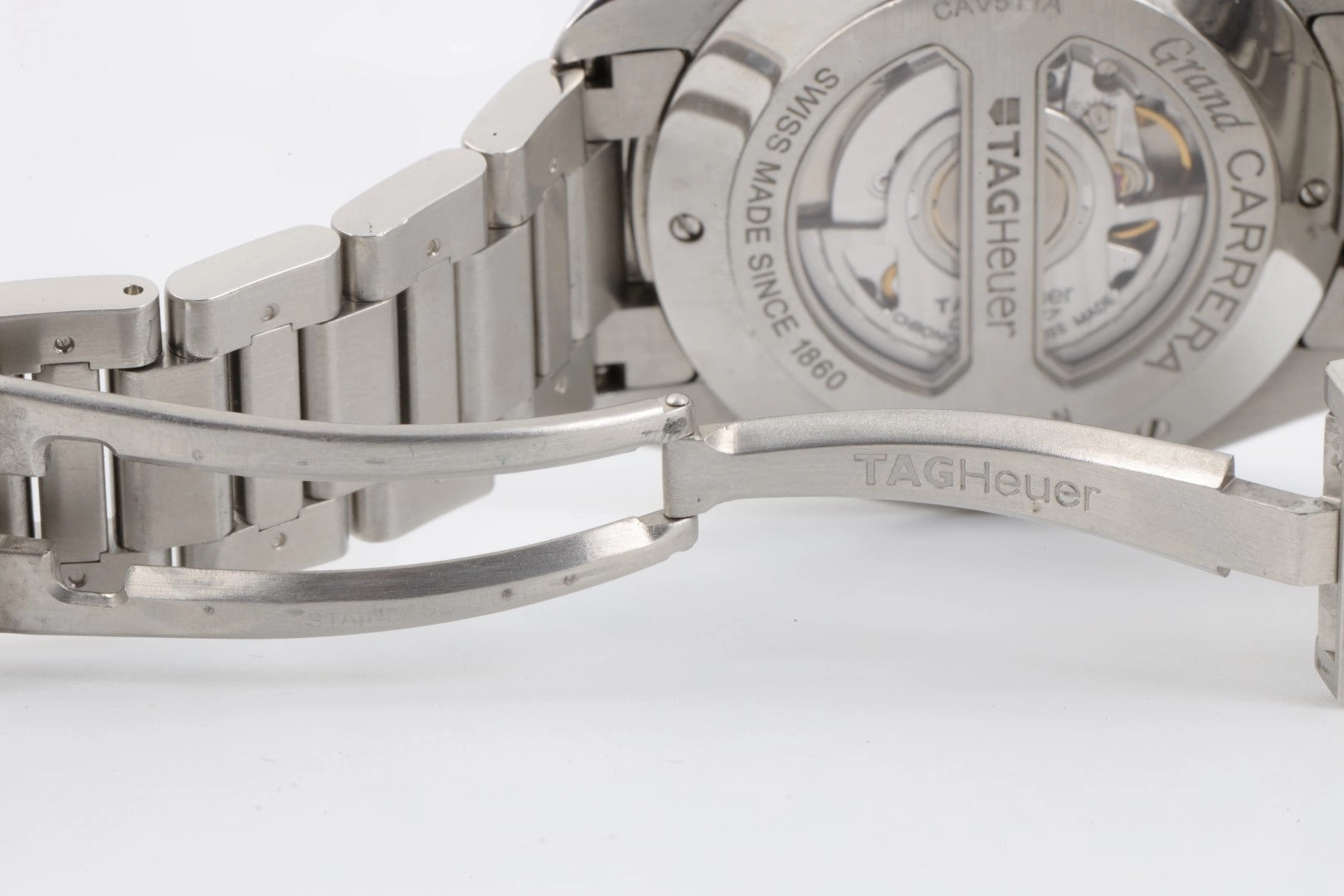 Tag Heuer Grand Carrera CAV511A 43mm Stainless Steel Men's Watch