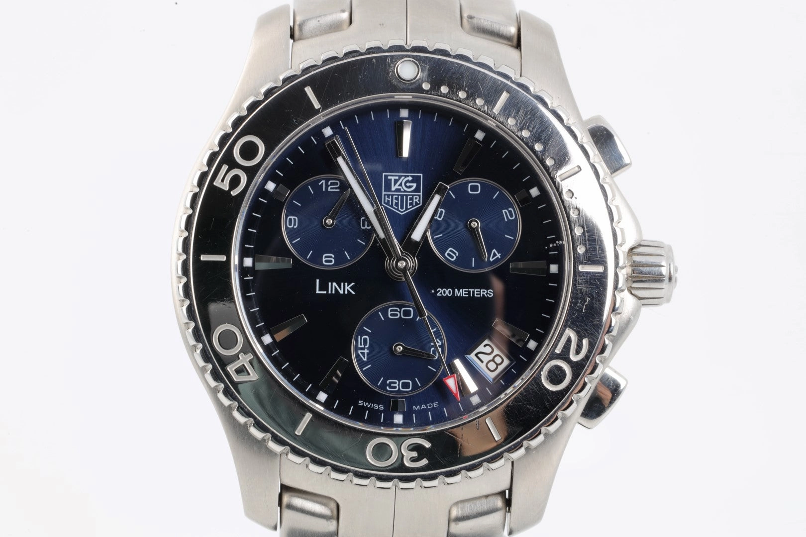 Tag Heuer Link CJ1112 Stainless Steel Chronograph 41mm Men's Watch