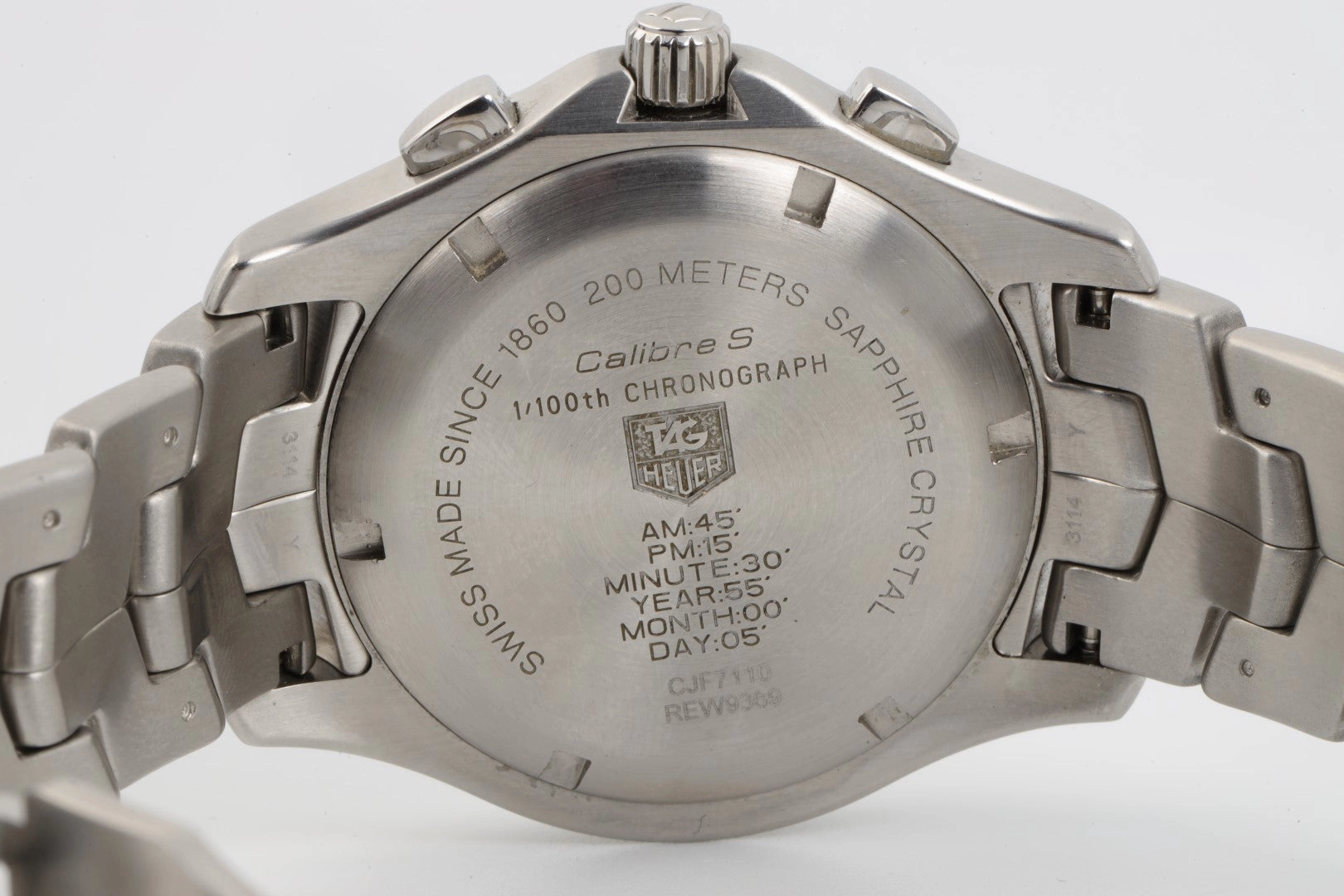 Tag Heuer Link Quartz CJF7110 Stainless Steel 42mm Men's Watch