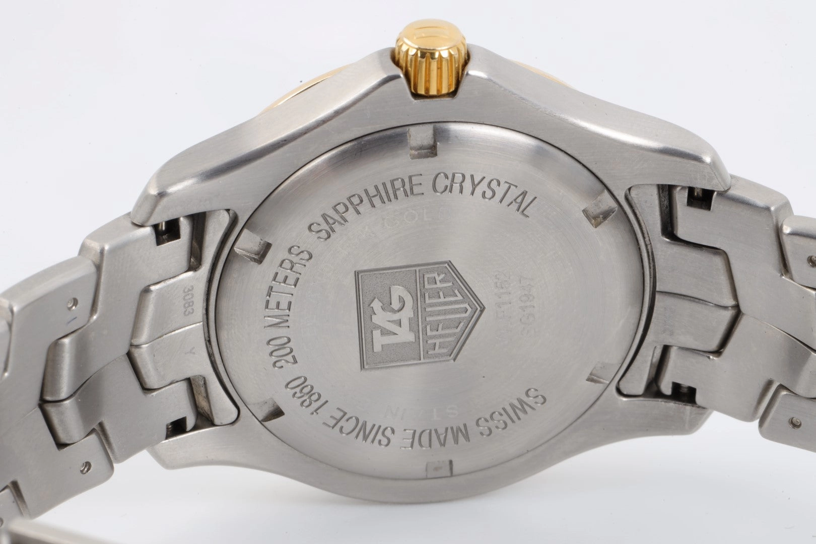 Tag Heuer Link WJF1152 Stainless Steel & 18K Yellow Gold 39mm Men's Watch