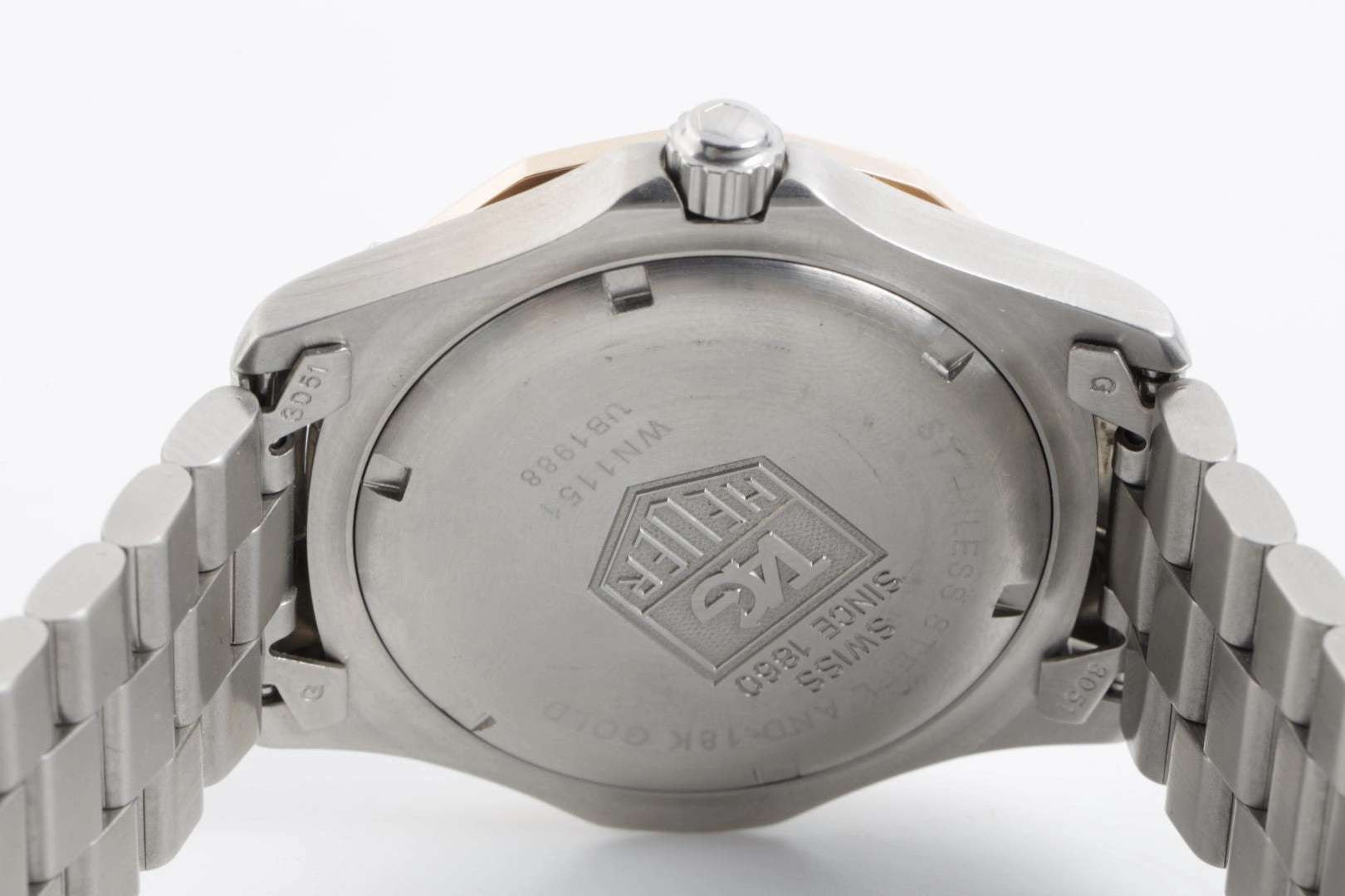 Tag Heuer Professional WN1151 Stainless Steel & 18k Rose Gold 38mm Men's Watch