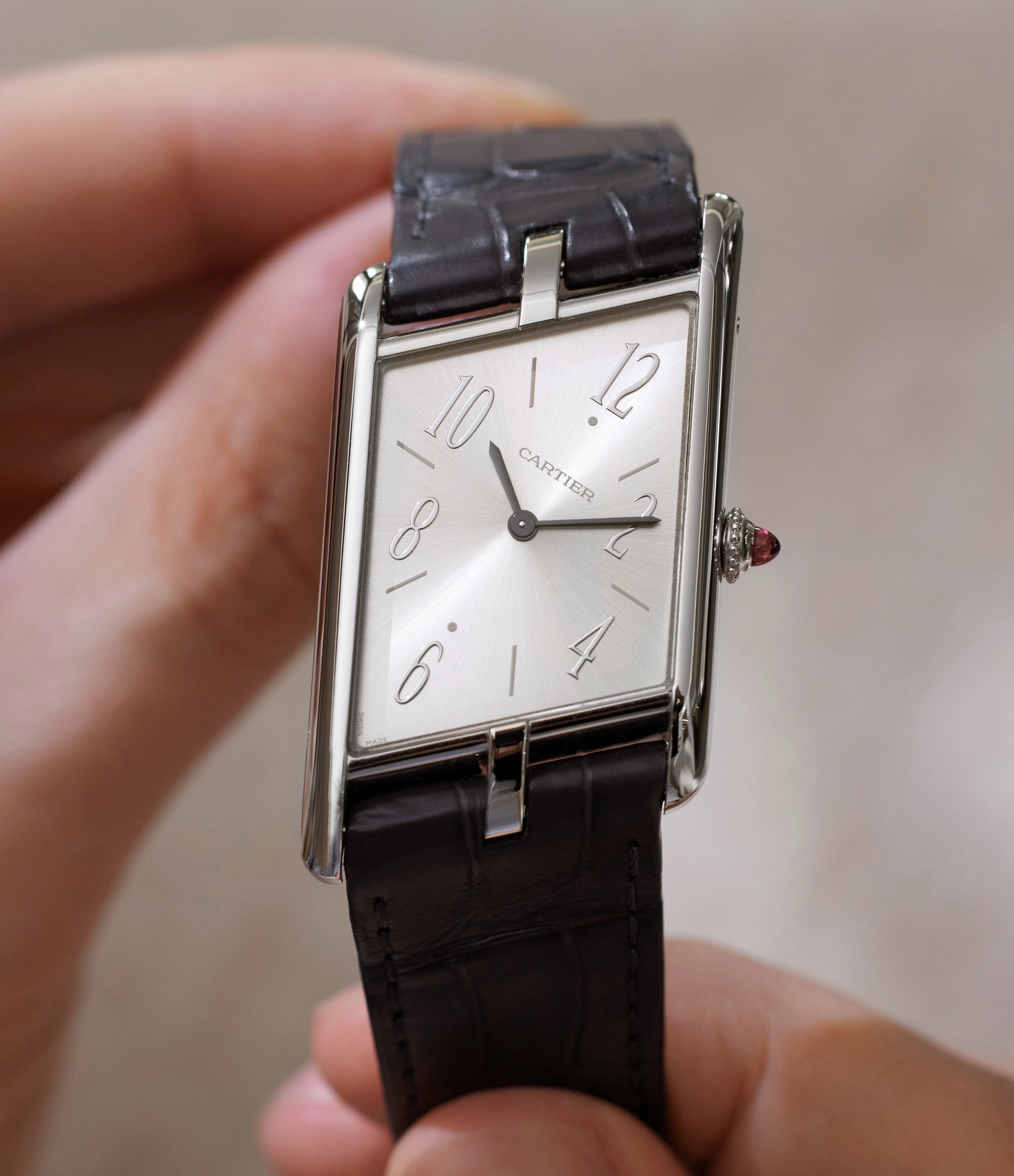 Tank Asymetrique | Cartier Priv Limited Edition | Platinum