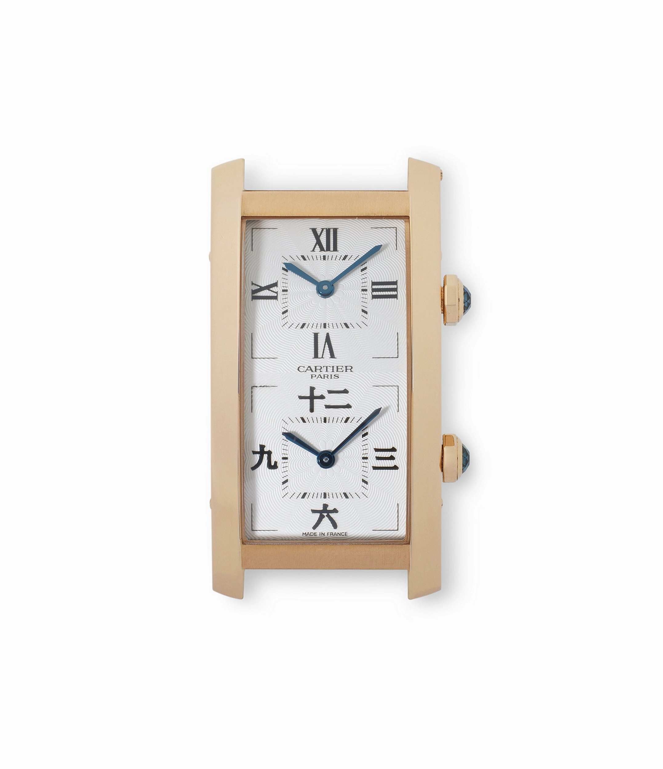 Tank Cintre | Dual Time | Rose Gold