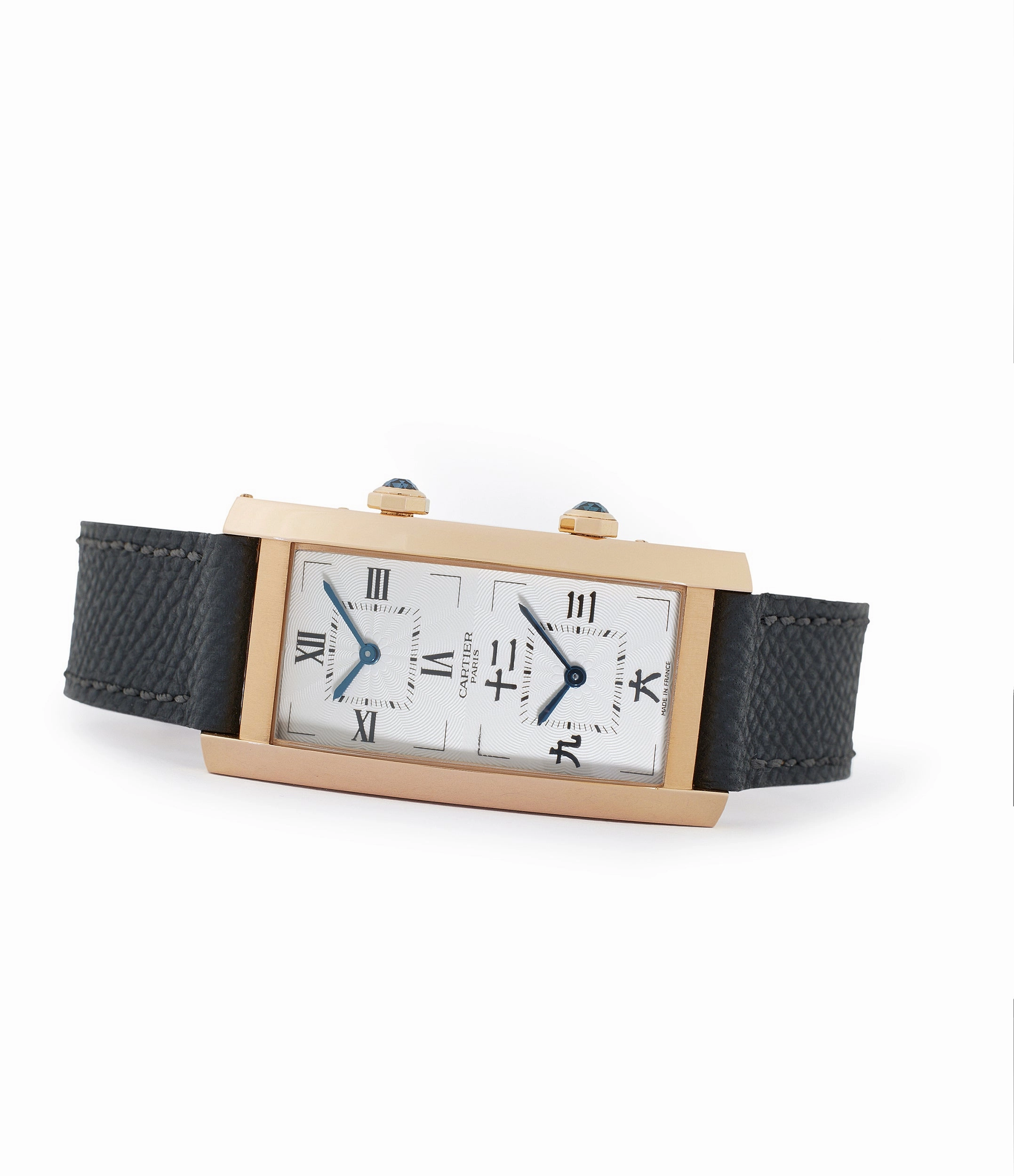 Tank Cintre | Dual Time | Rose Gold