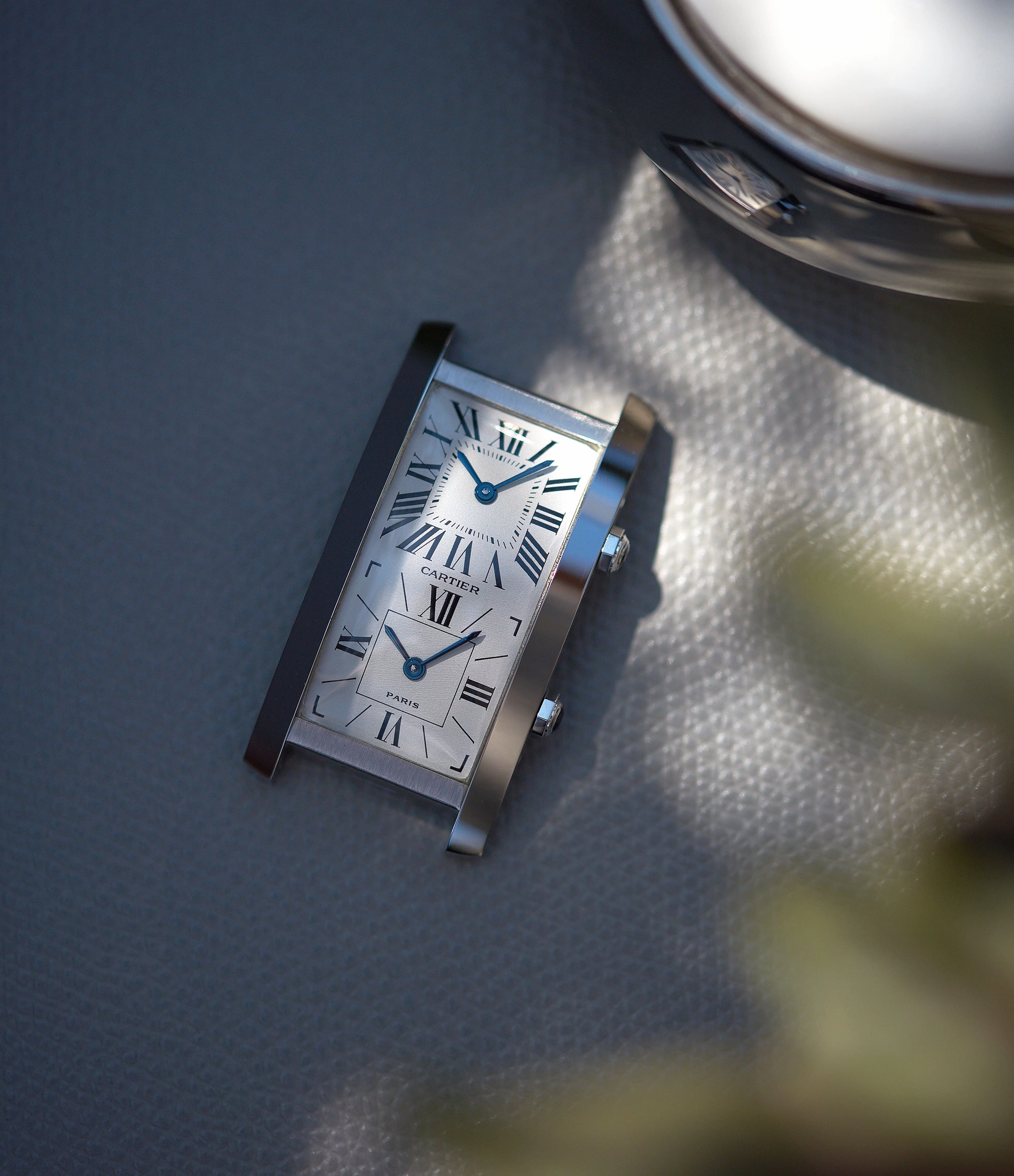 Tank Cintre | Dual-Time | White Gold
