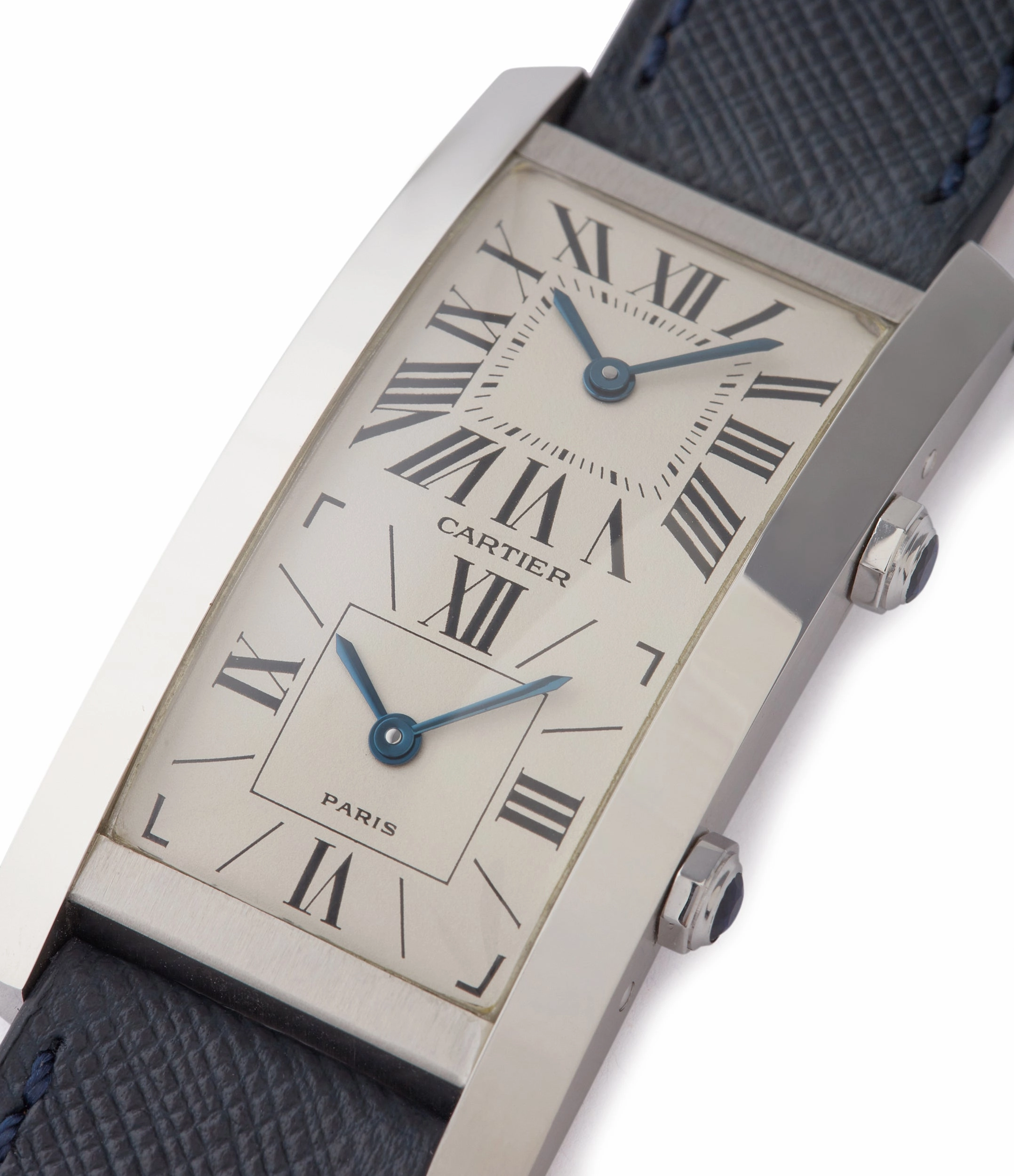 Tank Cintre | Dual-Time | White Gold