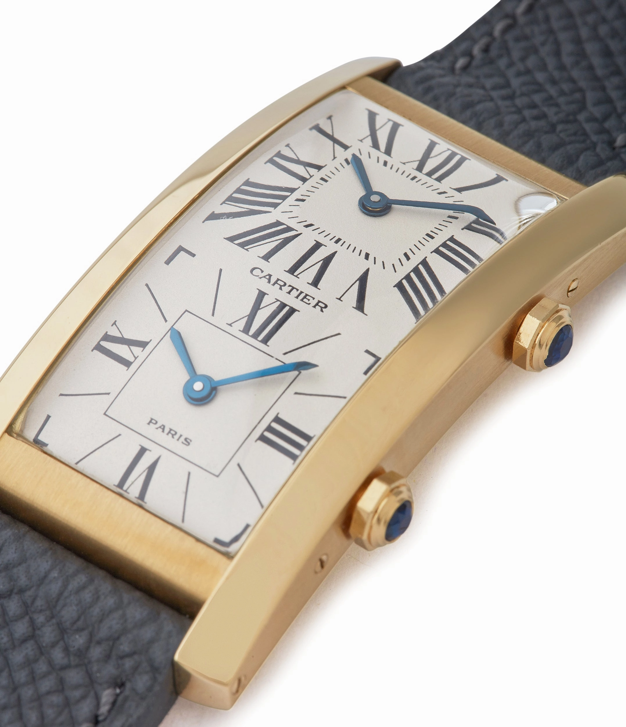 Tank Cintre | Dual-Time | Yellow Gold