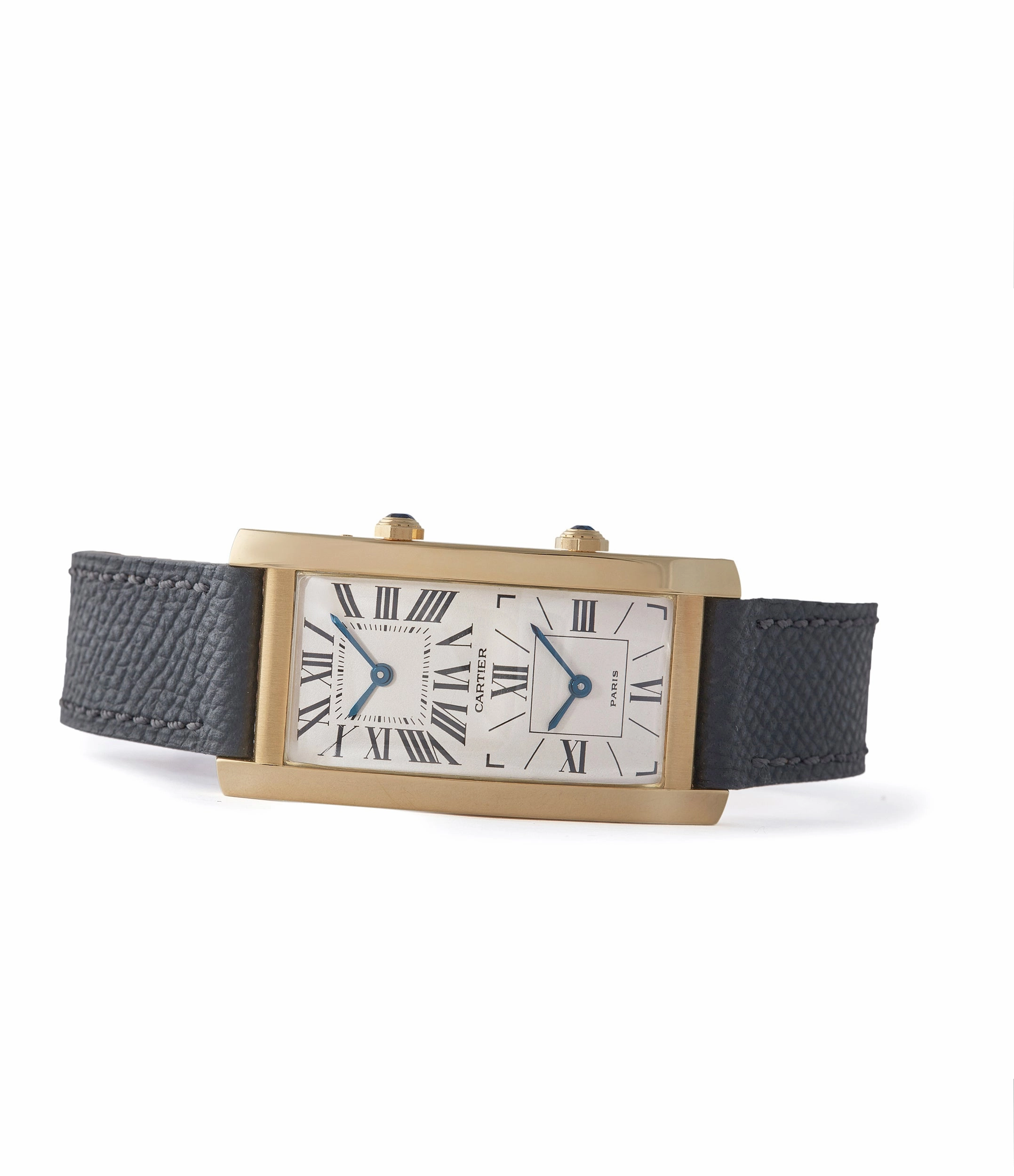 Tank Cintre | Dual-Time | Yellow Gold