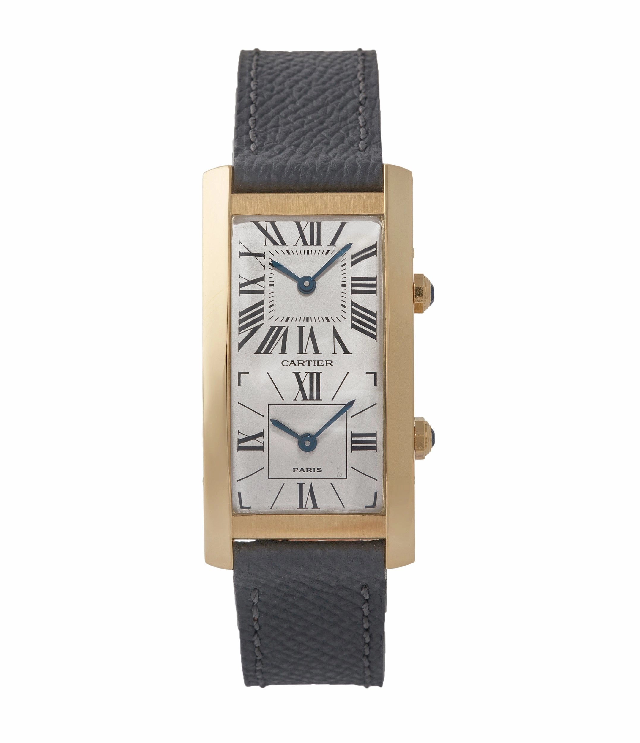 Tank Cintre | Dual-Time | Yellow Gold