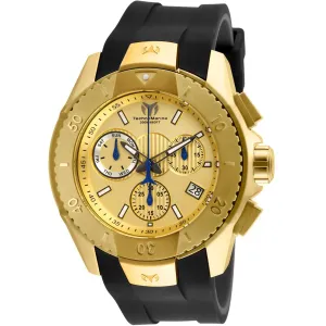 Technomarine Men's Watch - UF6 Chronograph Gold Dial Black/Dark Grey Strap | TM-617001