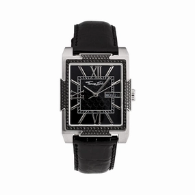 Thomas Sabo Rebel Rectangle Day Date Leather WA0038-203-203-34