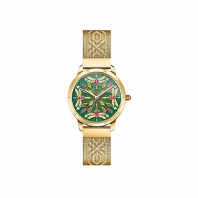 Thomas Sabo Womens watch kaleidoscope dragonfly silver green