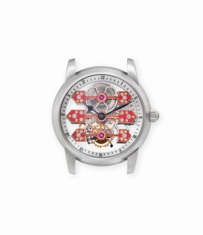 Three Bridges Tourbillon Skeleton, Unique Piece, Titanium