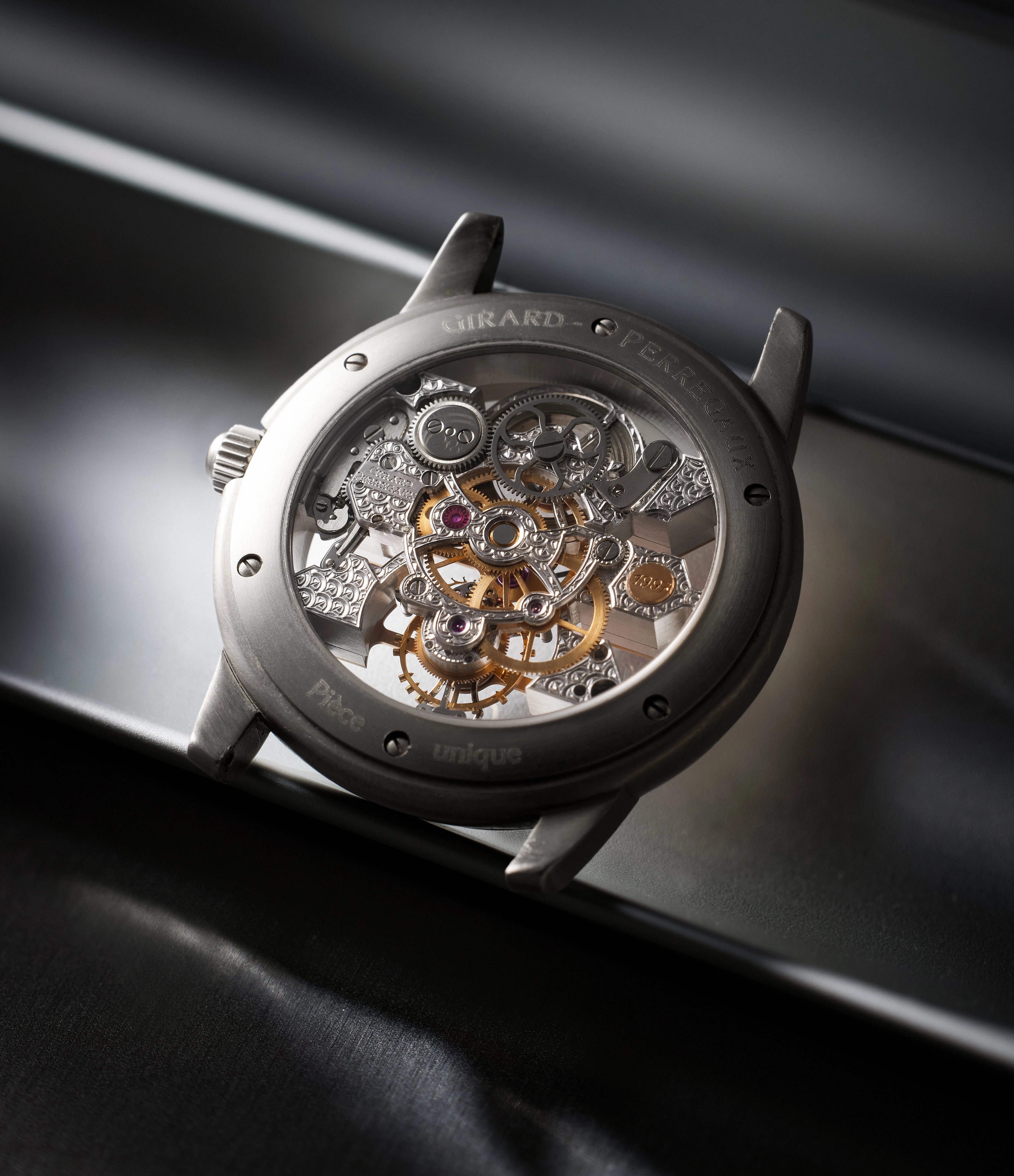 Three Bridges Tourbillon Skeleton, Unique Piece, Titanium