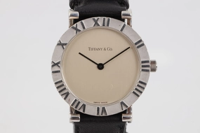Tiffany & Co. Atlas Sterling Silver Ladies Watch 31mm