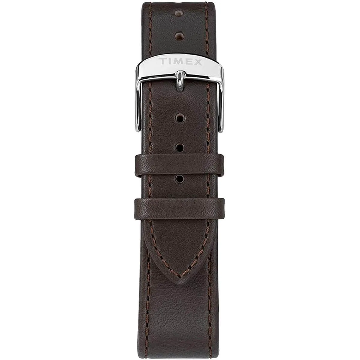 Timex Men's Chronograph Watch - Standard Cream Dial Leather Strap | TW2T21000VQ