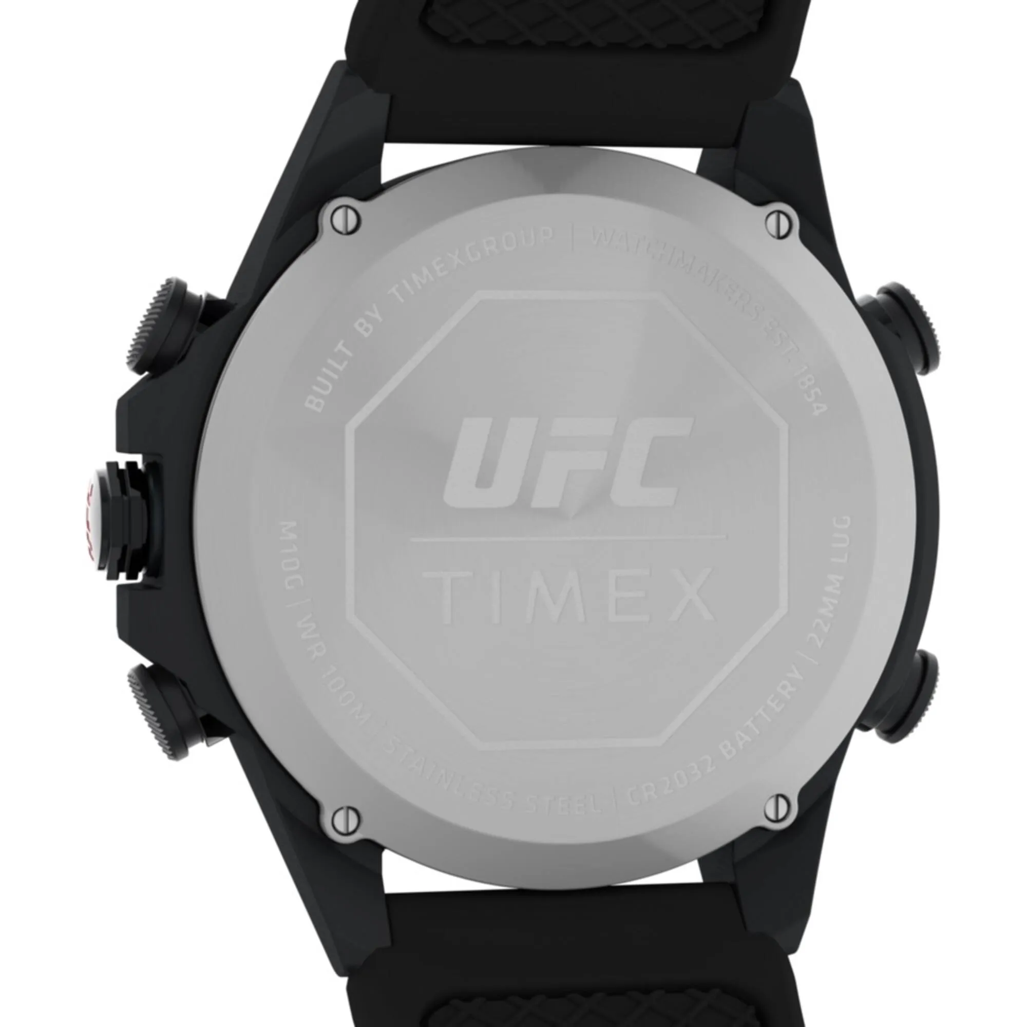 Timex Men's Digital Watch - UFC Kick Quartz Black Polyurethane Strap | TW2V87000