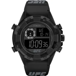 Timex Men's Digital Watch - UFC Kick Quartz Black Polyurethane Strap | TW2V87000