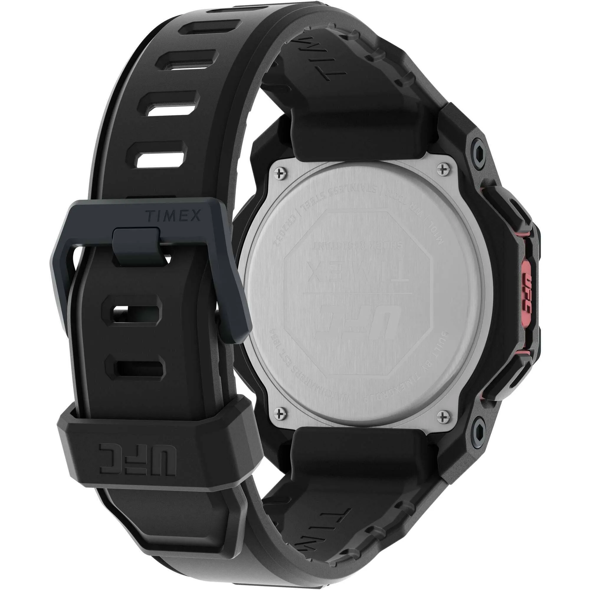 Timex Men's Digital Watch - UFC Strength Black Polyurethane Strap | TW2V88100