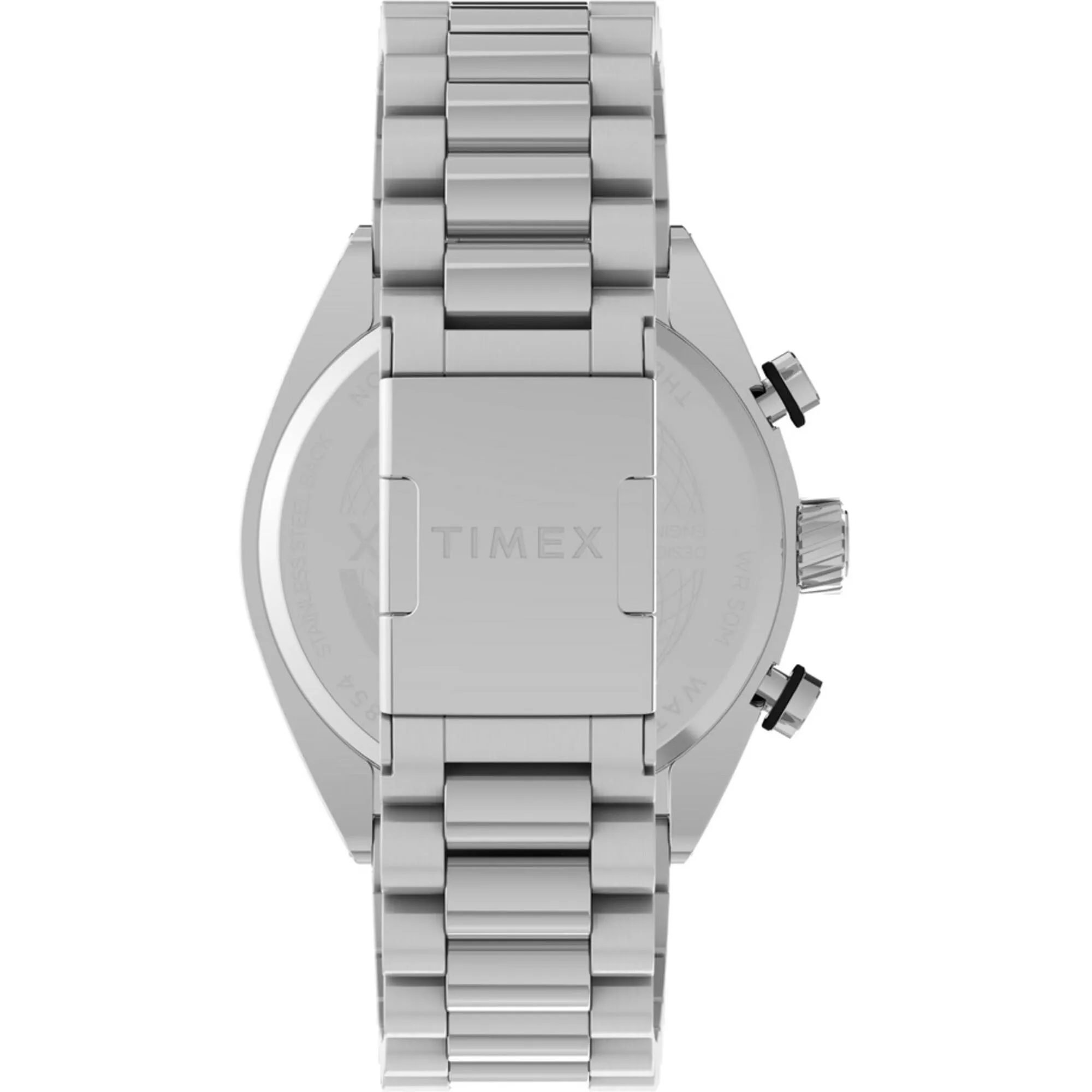 Timex Men's Watch - Legacy Quartz Chronograph Silver Tone Dial Bracelet | TW2W22200