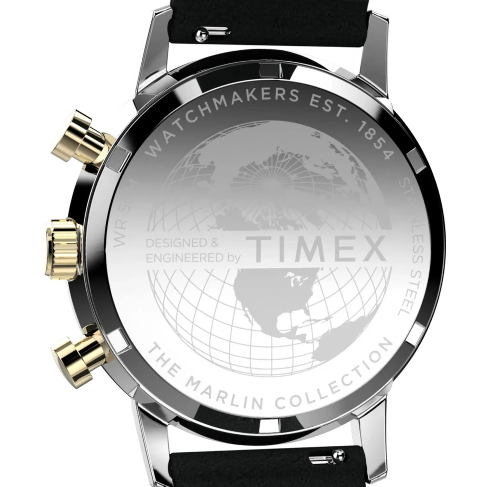 Timex Men's Watch - Marlin Chronograph Champagne and Black Dial Strap | TW2W60300