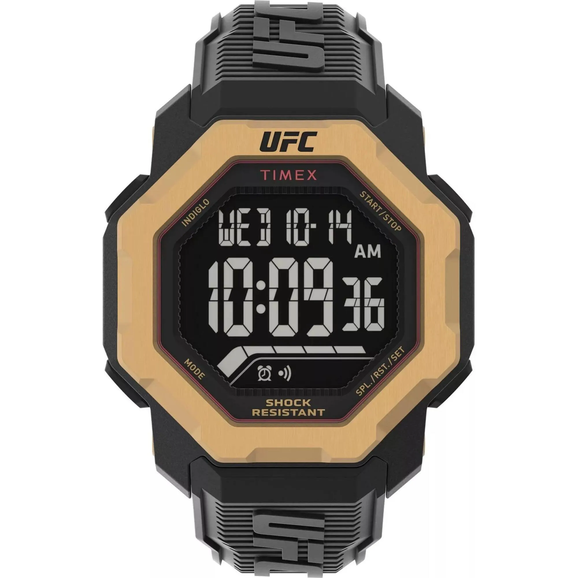 Timex Men's Watch - UFC Knockout Chrono Digital Dial Black Resin Strap | TW2V89000
