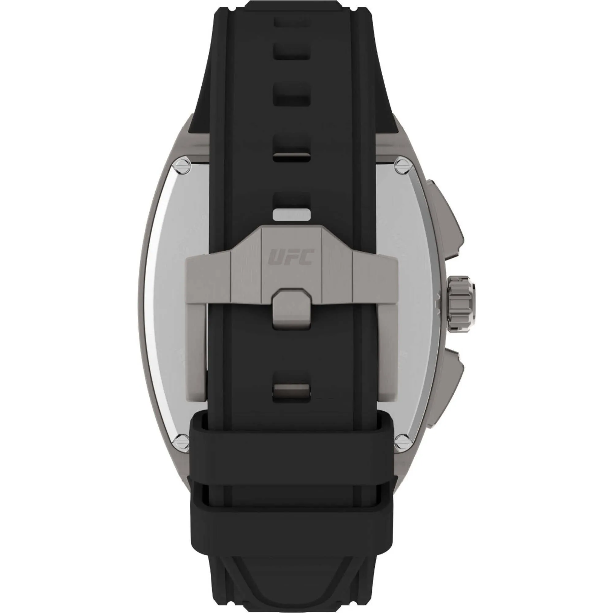 Timex Men's Watch - UFC Street Gunmetal Case Black Silicone Strap | TW2V87400