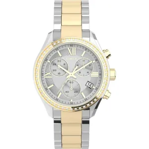 Timex Women's Watch - Chronograph Silver Dial Two Tone Steel Bracelet | TW2V57700