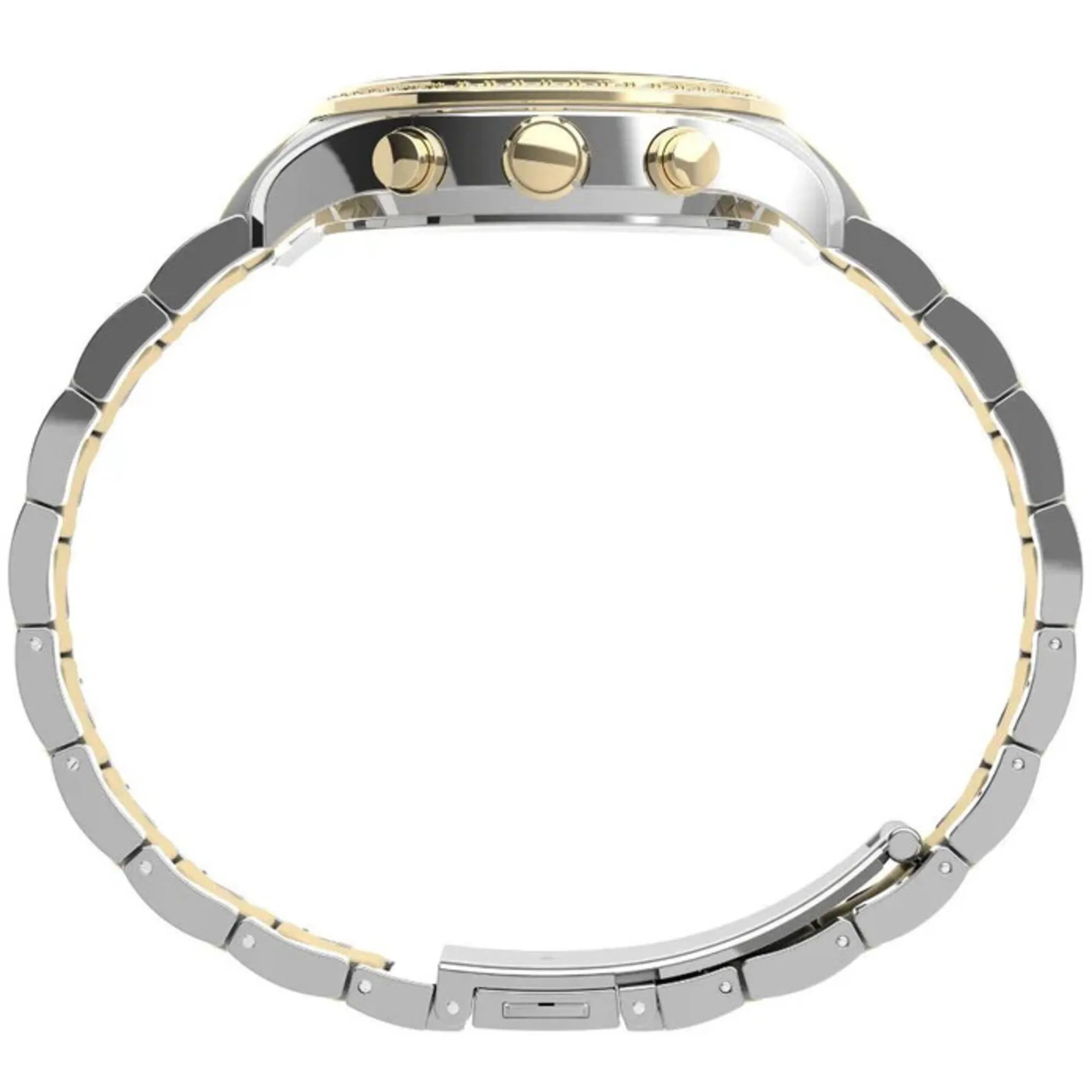 Timex Women's Watch - Chronograph Silver Dial Two Tone Steel Bracelet | TW2V57700