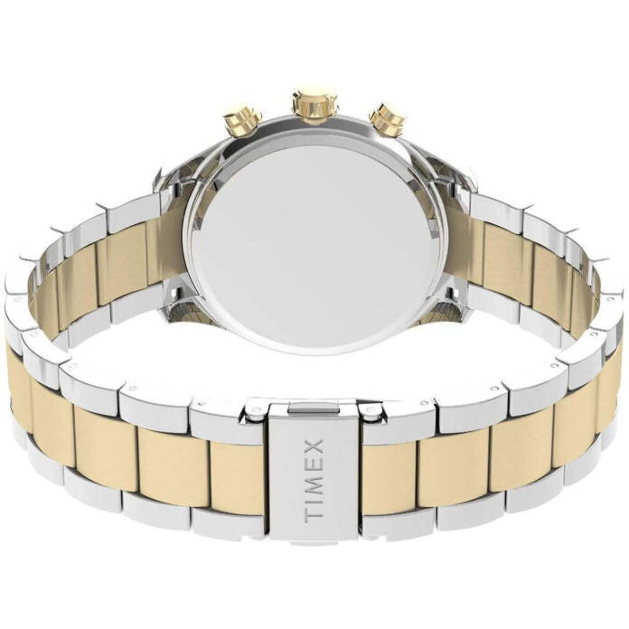 Timex Women's Watch - Chronograph Silver Dial Two Tone Steel Bracelet | TW2V57700