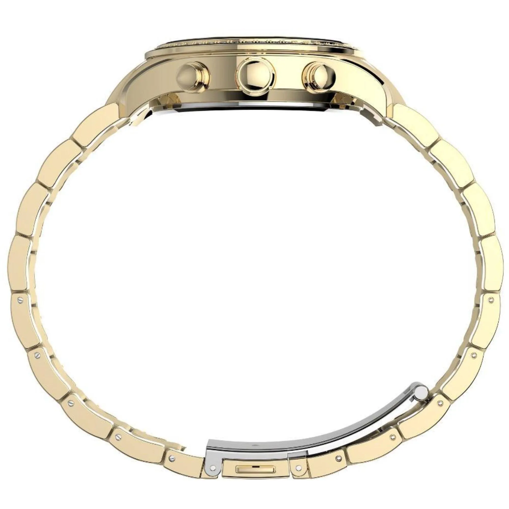 Timex Women's Watch - Chronograph Yellow Gold Stainless Steel Bracelet | TW2V57800