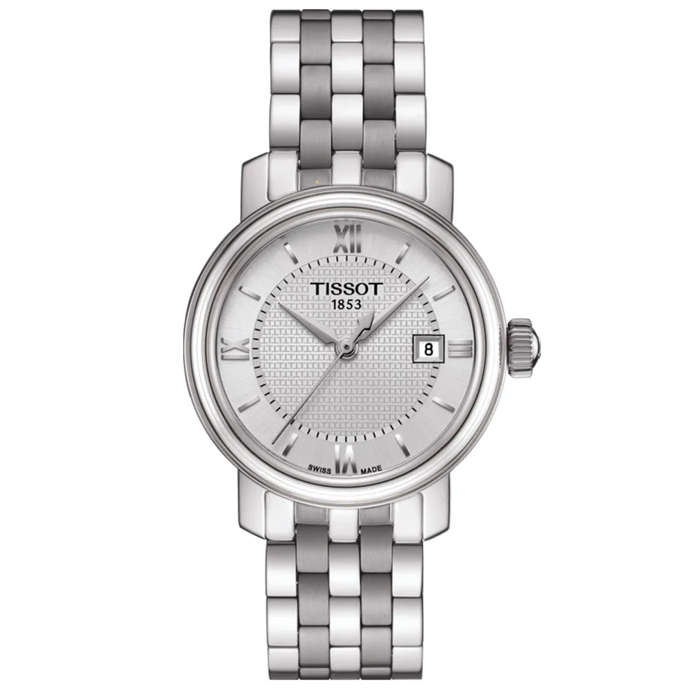 Tissot Bridgeport Lady 29mm Silver Dial Quartz Watch T0970101103800