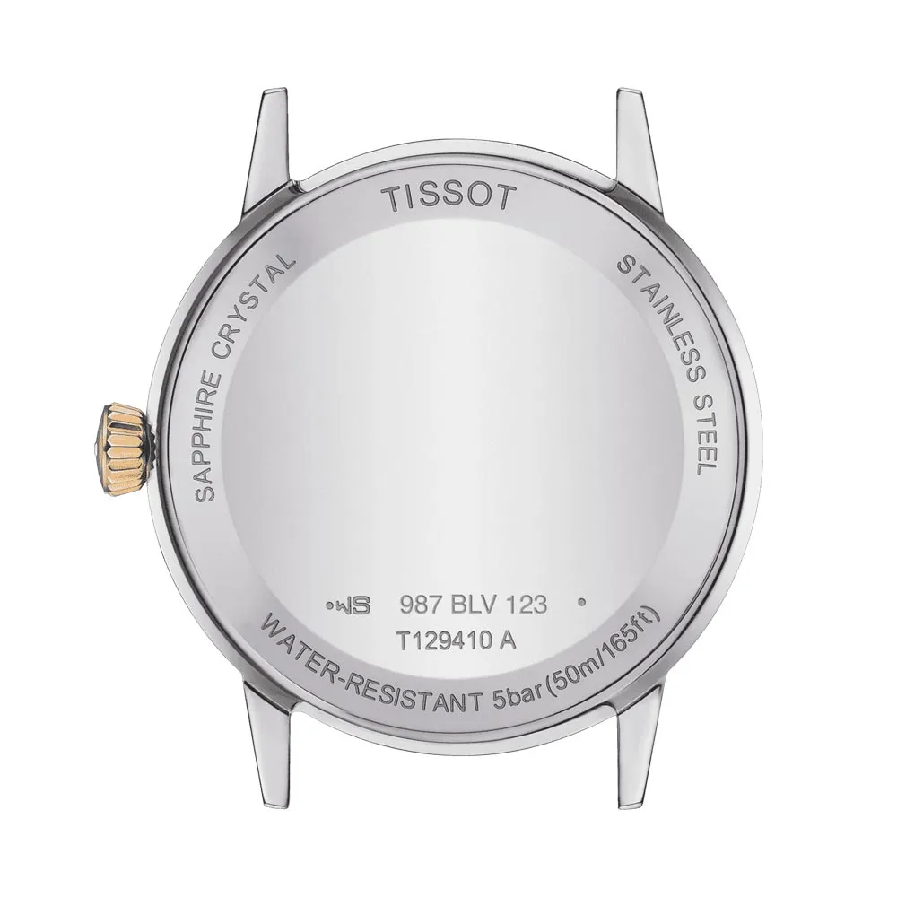 Tissot Classic Dream 42mm Ivory Dial Yellow Gold PVD Steel Gents Quartz Watch T1294102626300