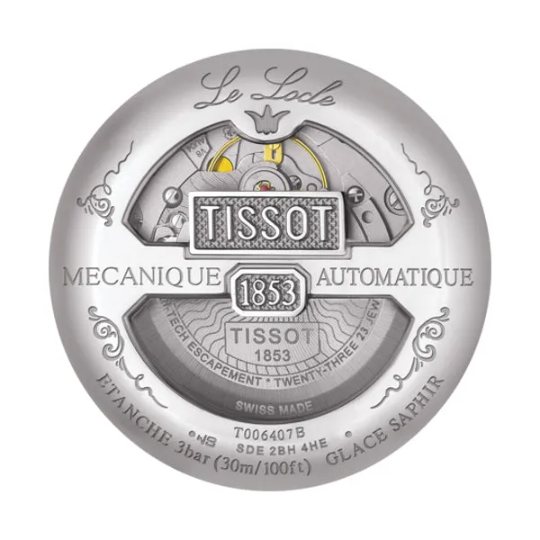 Tissot Le Locle Powermatic 80 Black Dial 39.3mm Automatic Gents Watch T0064071105300
