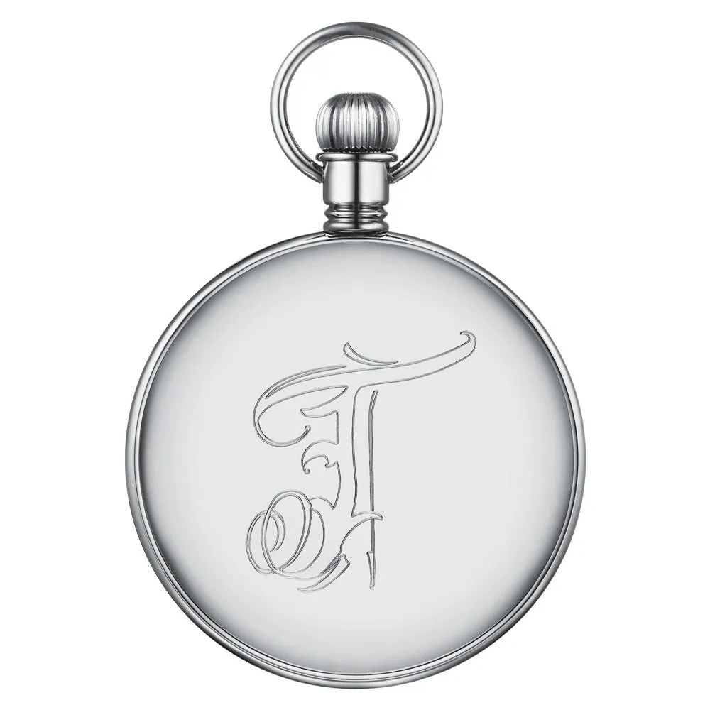 Tissot Lepine Mechanical Palladium Plated Brass 51mm Silver Embossed Dial Manual Wound Pocket Watch T8614059903300