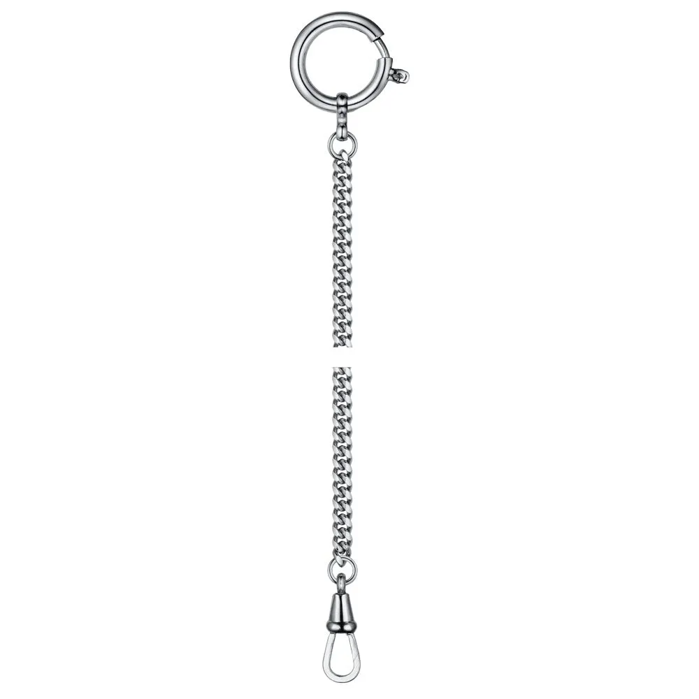 Tissot Lepine Mechanical Palladium Plated Brass 51mm Silver Embossed Dial Manual Wound Pocket Watch T8614059903300