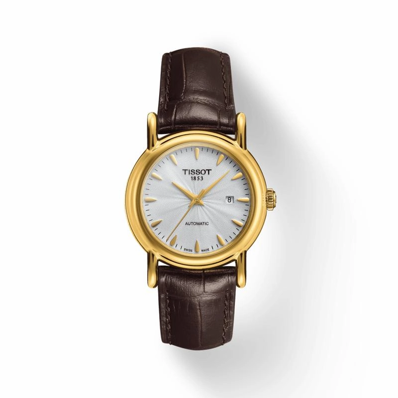 Tissot Carson Automatic Lady 18K Gold Watch T907.007.16.031.00