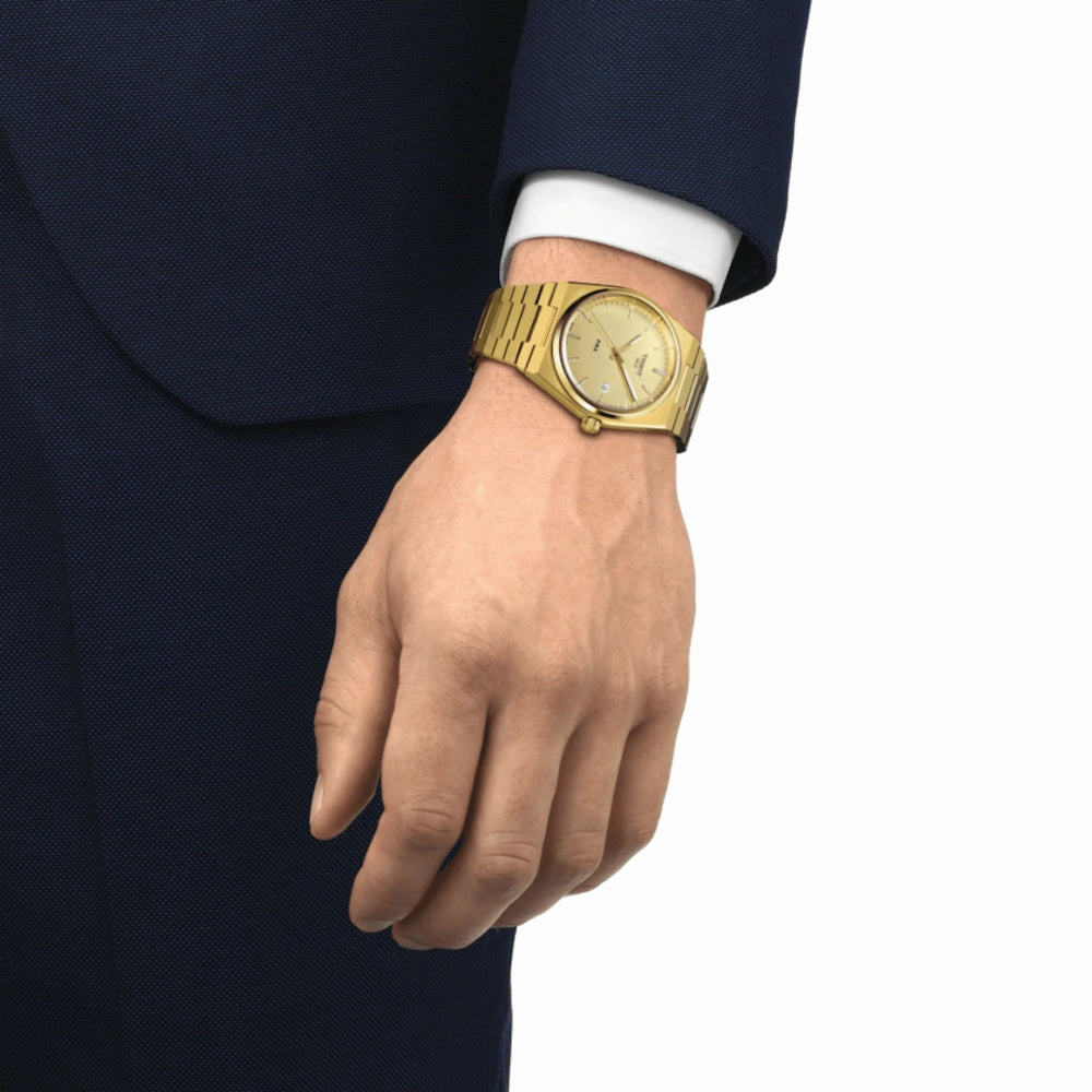 Tissot PRX 40mm Gold-Tone Quartz Watch
