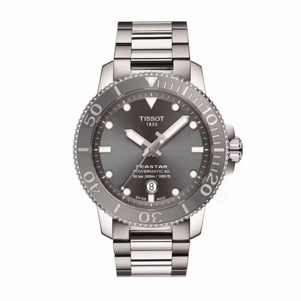 Tissot Seastar 1000 Powermatic 80 43mm Automatic Watch